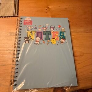 Source Unknown Cute Character Notebook - Light Blue
